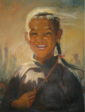 Chines Girl- Oil