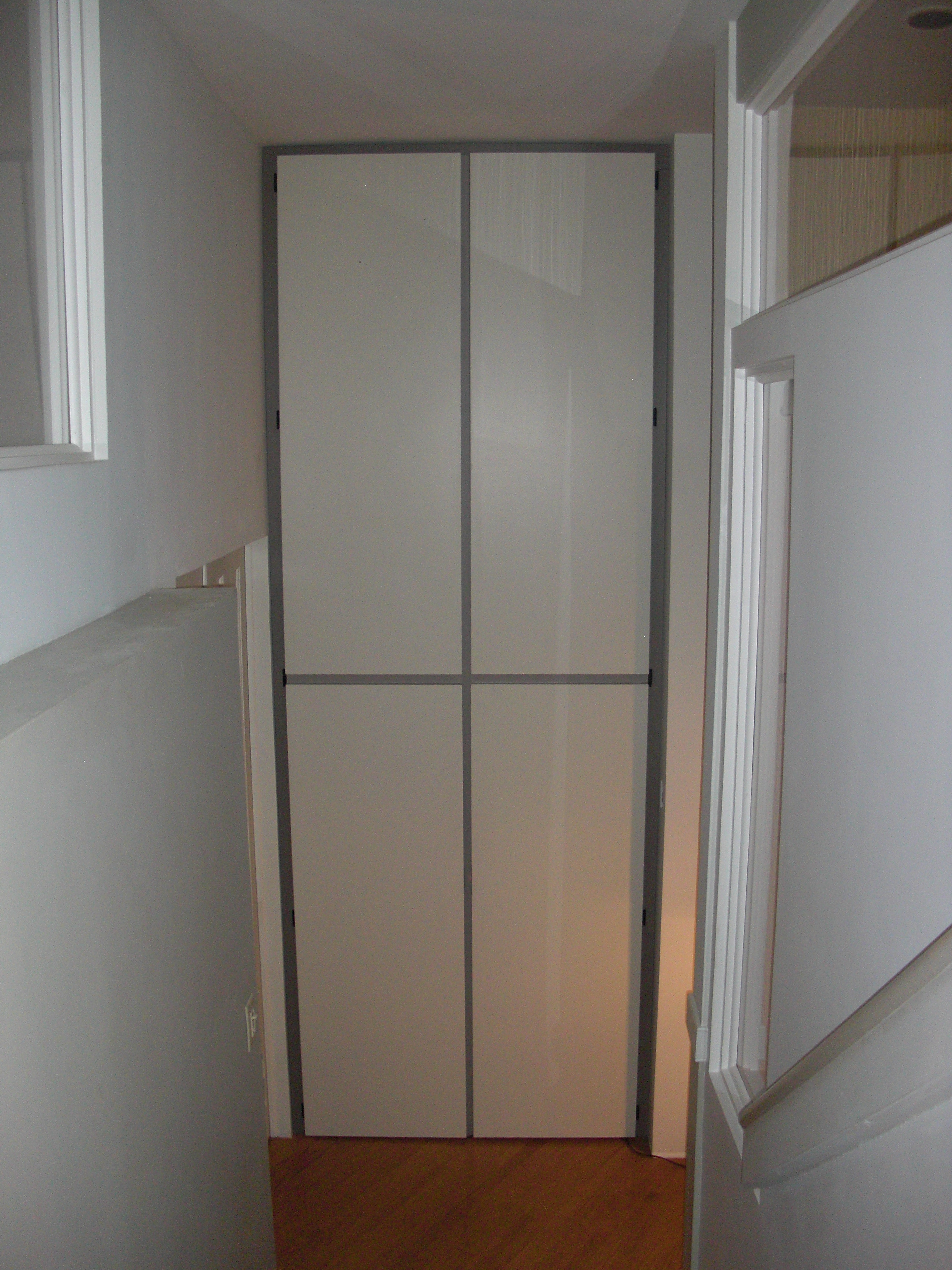 Entrance Way & Pocket Door Projects  All Work by Claire Klarewicz-Okser