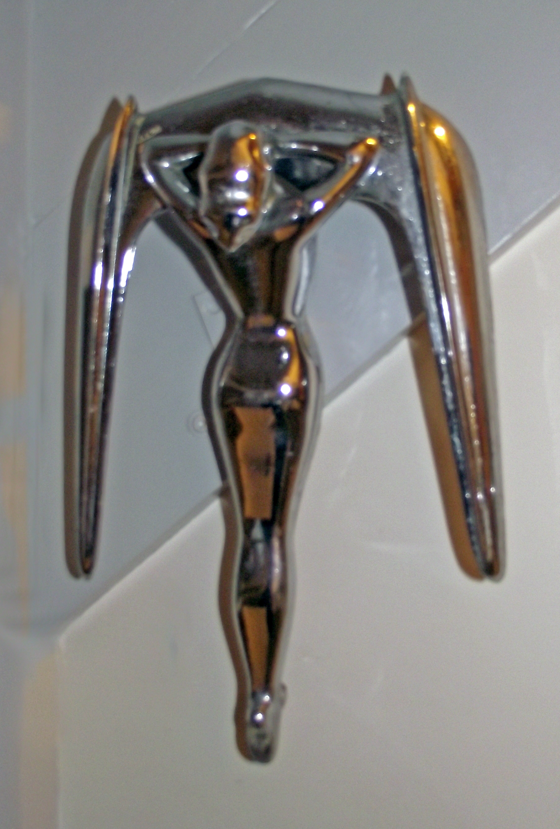 Mid Century Automobiles and Hood Ornaments   ( ALL PIECES ON-SITE )
